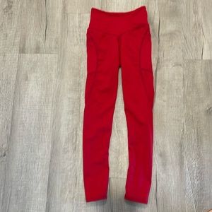 Messed bodywear red leggings ..worn once